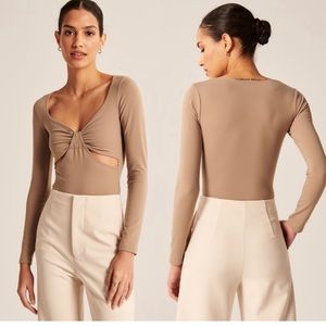 Abercrombie and fitch tan body suit